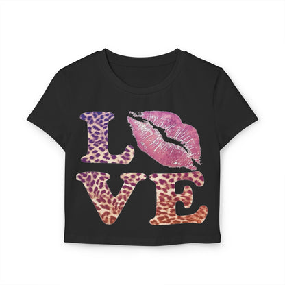 Leapord print Love Baby Tee