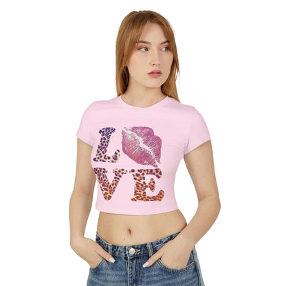 Leapord print Love Baby Tee