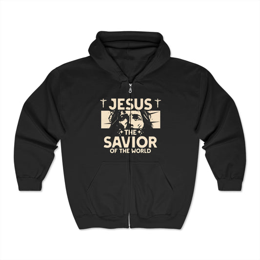 Jesus is our savior zip up