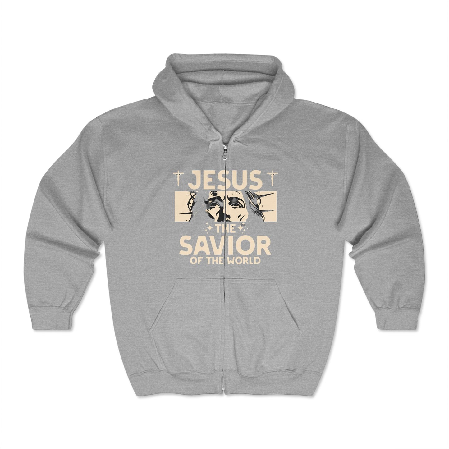 Jesus is our savior zip up