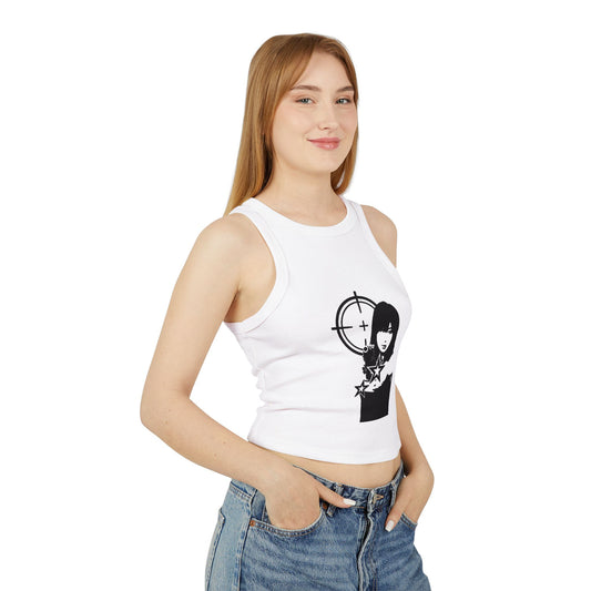 Star Girl Rib Racer Tee