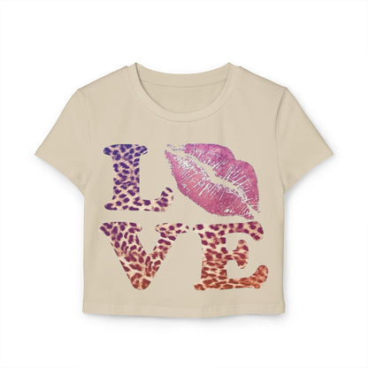 Leapord print Love Baby Tee