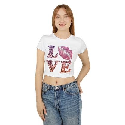 Leapord print Love Baby Tee