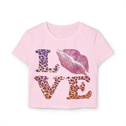 Leapord print Love Baby Tee