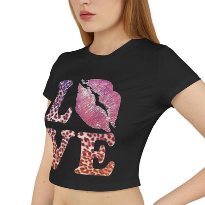 Leapord print Love Baby Tee